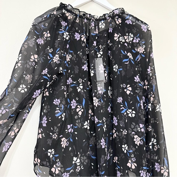 Veronica Beard Antonette Top in Black - Picture 13 of 15